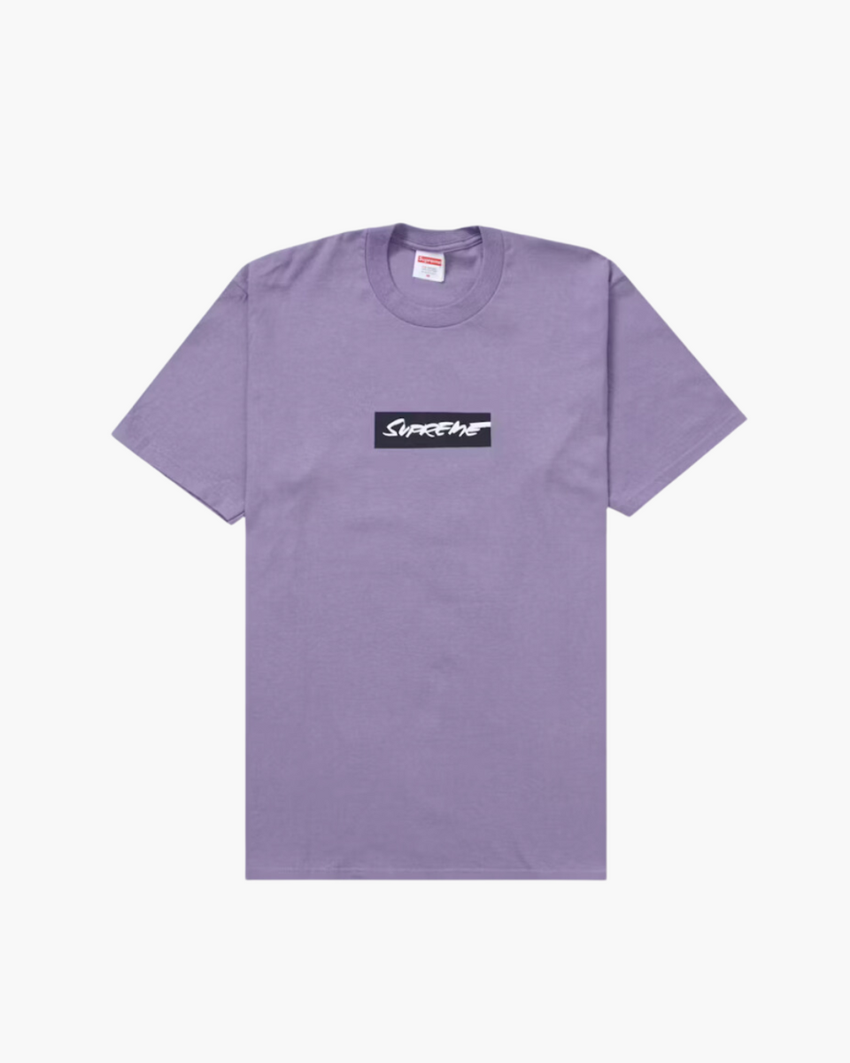 Supreme Futura Box Logo Tee Dusty Purple | The Sneaker Store