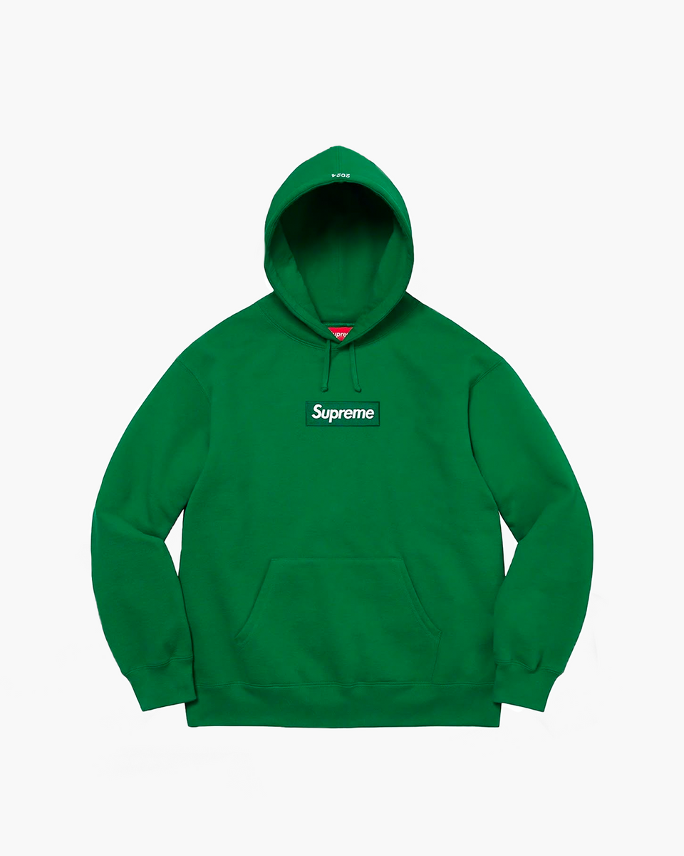 Supreme Box Logo Hoodie FW 2024 -Green | The Sneaker Store Supreme Box Logo Hoodie FW 2024 -Green | The Sneaker Store