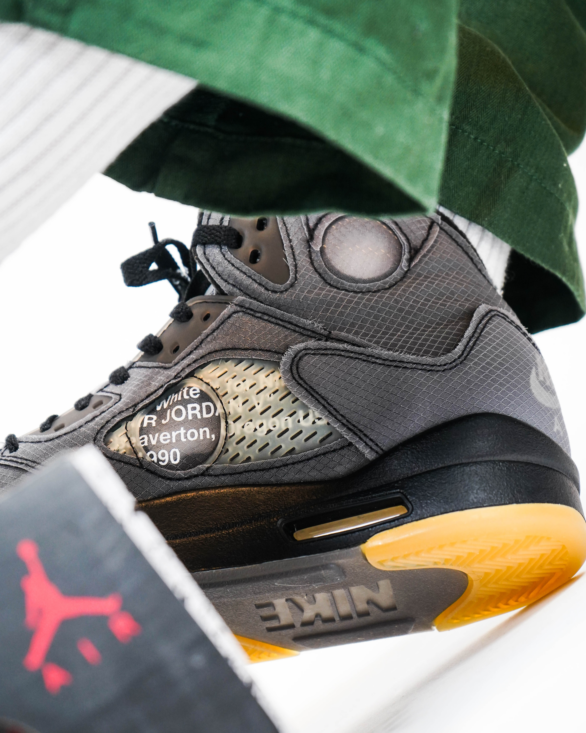 Air Jordan 5 Retro Off-White Black | The Sneaker Store