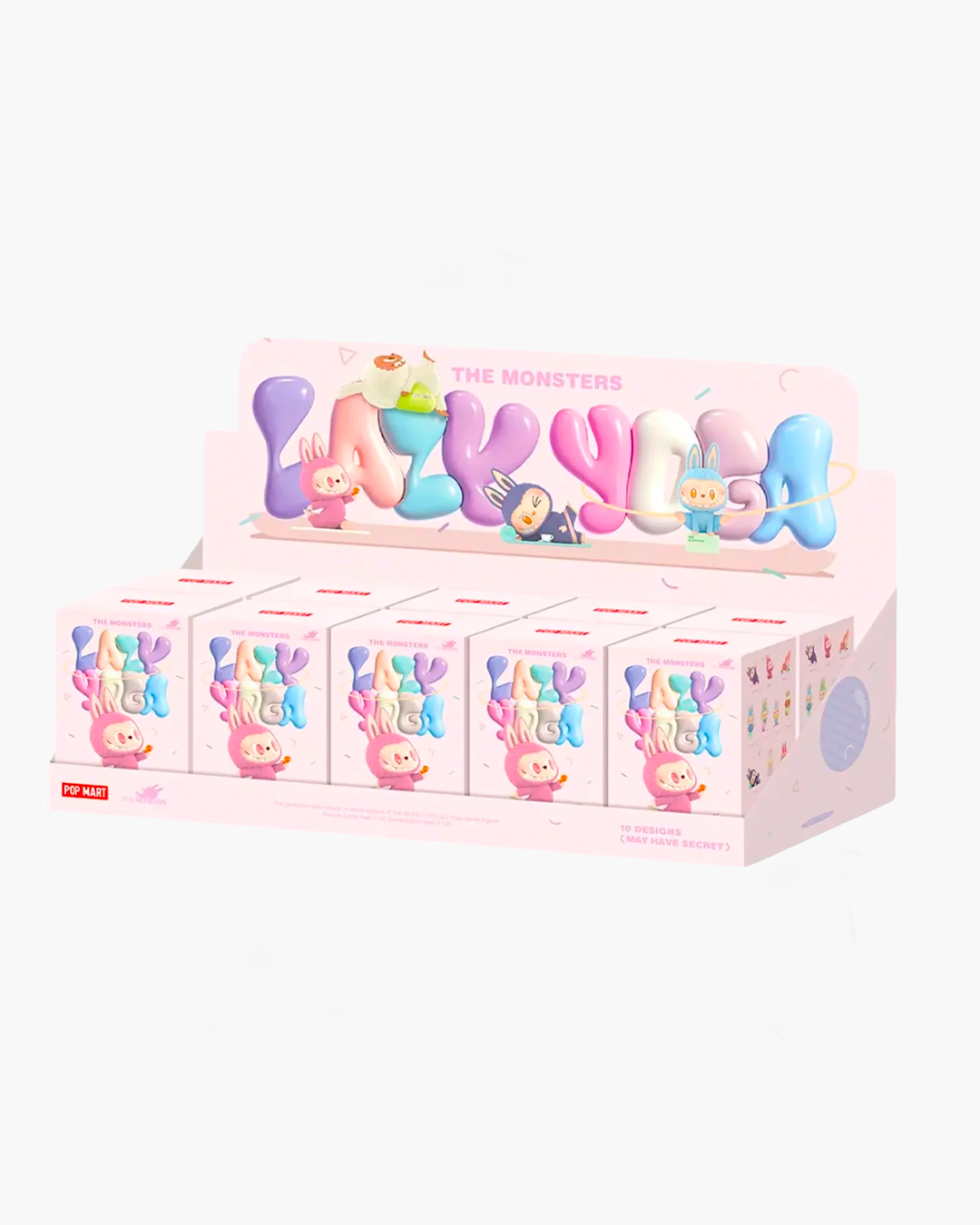 Pop Mart Labubu The Monsters Lazy Yoga Whole Set | The Pop Mart Labubu The Monsters Lazy Yoga Whole Set | The