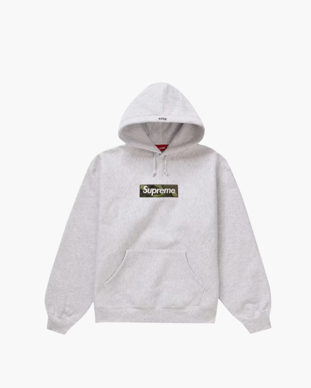 Supreme Box Logo Hoodie FW 2023 - Grey Camo | The Sneaker Store