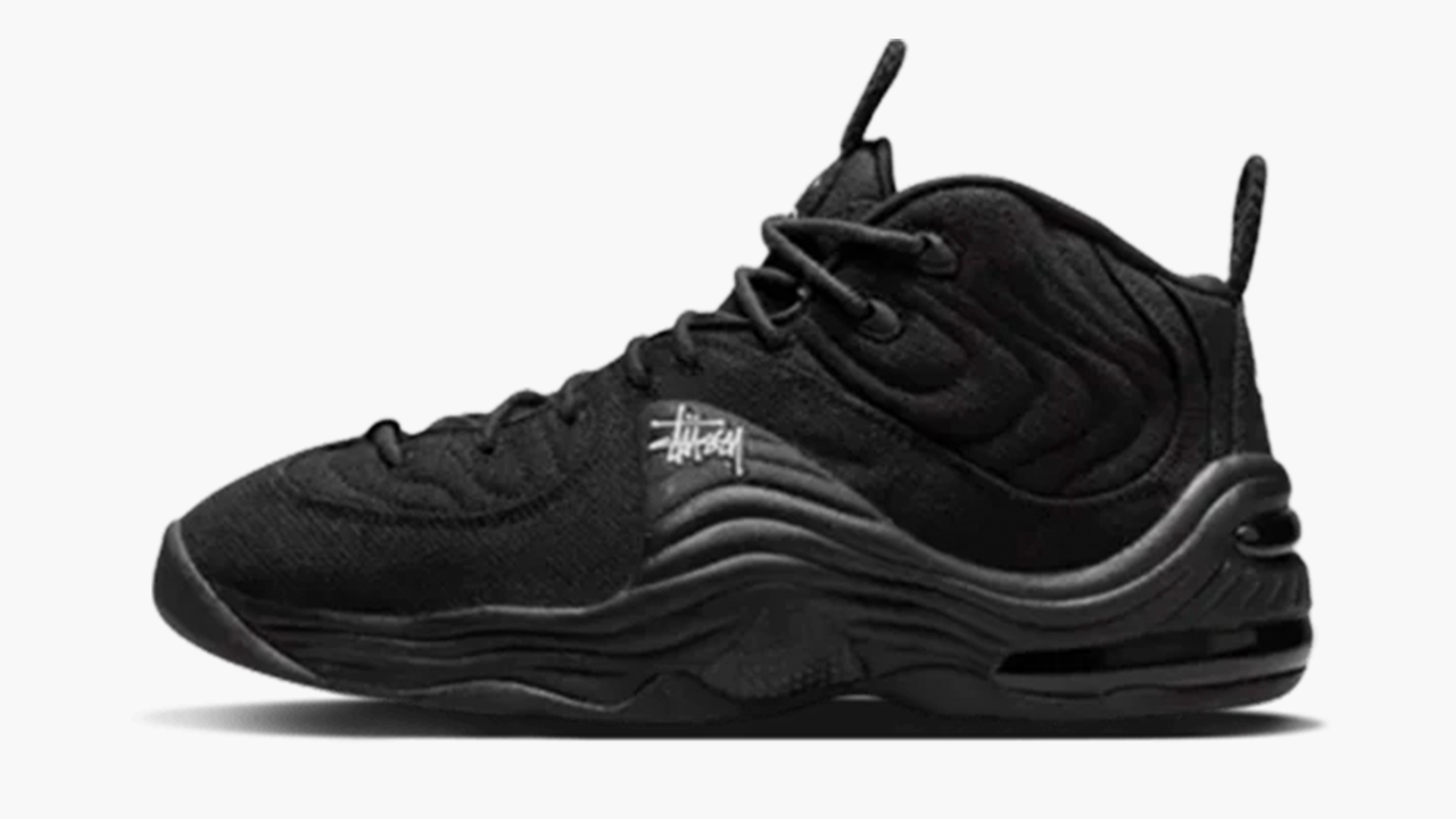 靴 Nike Air Penny 2 All Black Nike Air Penny 2 Stussy Black | The Sneaker Store
