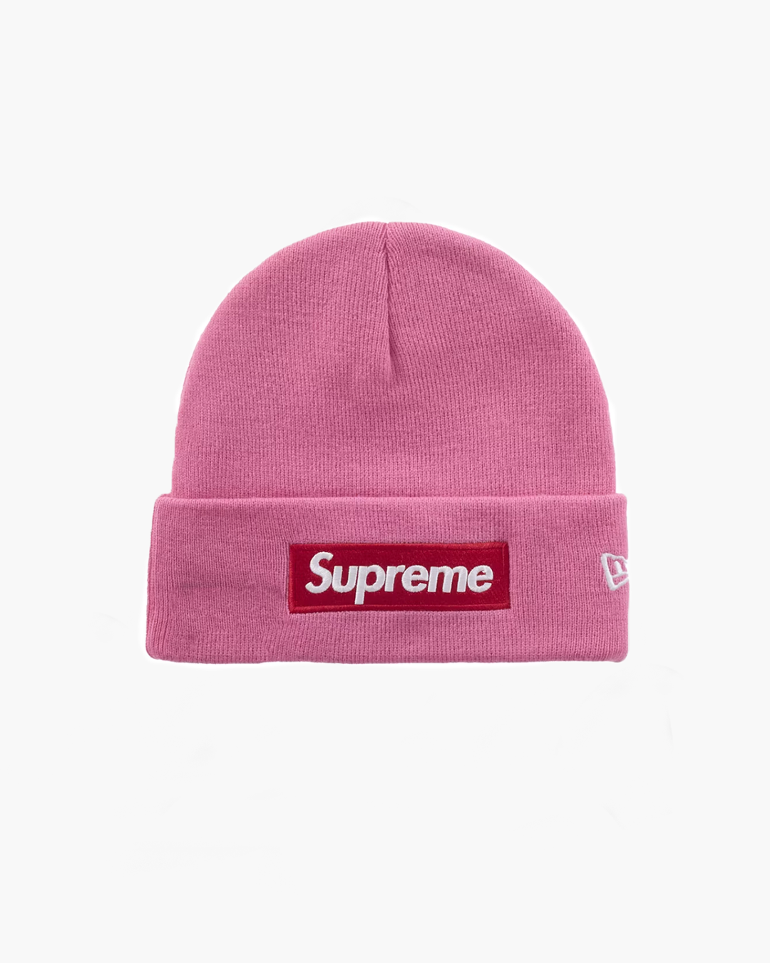 Supreme New Era Box Logo Beanie　Magenta Supreme New Era Box Logo Beanie (FW25) Magenta - The Sneaker Store