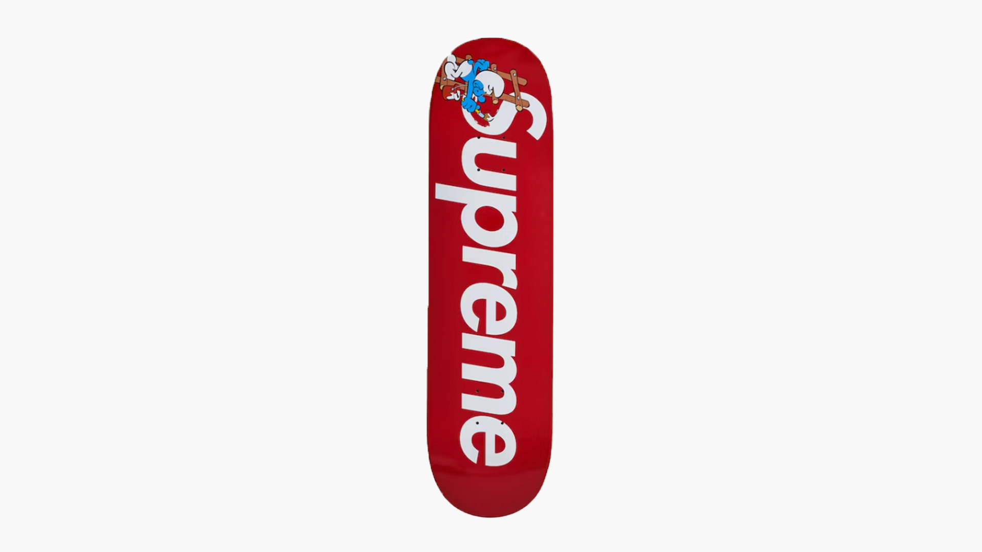 Supreme Smurfs Skateboard Red | The Sneaker Store Supreme Smurfs Skateboard Red | The Sneaker Store